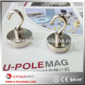 Neodymium Pot Magnet with Hook